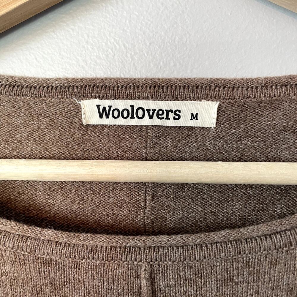 WooLovers Cashmere & Merino Pocket Tunic in Pecan Marl Size Medium - Picture 6 of 16